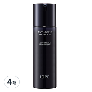 아이오페 뉴 맨 안티에이징 에멀젼 이엑스, 120ml, 4개
