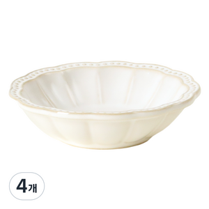 티니블랑 미뉴엣 찬접시 쿠프 11cm, 4개, 화이트