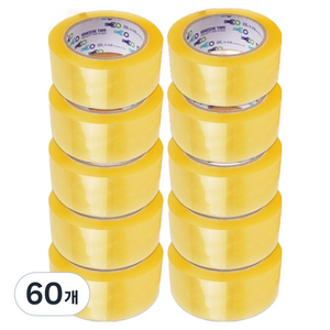 우림 OPP 박스 테이프 투명 48mm x 80m, 60개