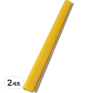 문인테크 손끼임 방지 측면보호대 기본형 1200mm + 쫄대 2p 세트, 노랑, 2세트