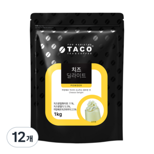 타코 치즈딜라이트 파우더, 1kg, 1개입, 12개