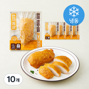 한끼통살 현미 크리스피 닭가슴살 허니바사삭 (냉동), 90g, 10개, 1개입