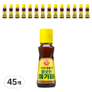 오뚜기 향긋한 들기름, 80ml, 45개
