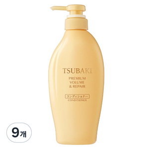 츠바키 프리미엄 볼륨 & 리페어 컨디셔너, 450ml, 9개