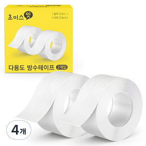 초이스잇 다용도 방수테이프 화이트 2개입, 4개