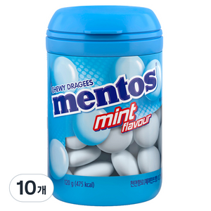 멘토스 민트맛 바틀, 120g, 10개