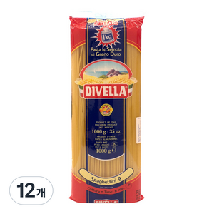 디벨라 스파게티니, 1kg, 12개