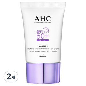 AHC 마스터즈 멜라 프로텍트 워터풀 선크림 SPF50+ PA++++, 40ml, 2개