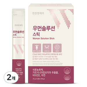 우먼솔루션 천호엔케어 갱년기 스틱 젤리 영양제 28p, 700g, 2개