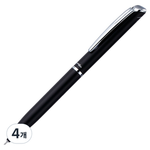펜텔 에너겔 하이클래스 볼펜 0.5mm BLN2005A-A, 블랙, 4개