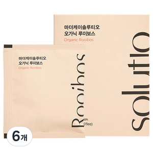 마더케이솔루티오 오가닉 루이보스 10p, 6개, 15g
