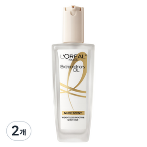 로레알파리 엑스트라오디너리 헤어오일 누드 센트, 100ml, 2개