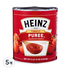 하인즈 토마토 퓨레, 3kg, 5개
