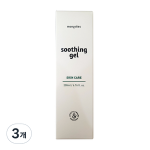 몽디에스 수딩 젤, 200ml, 3개
