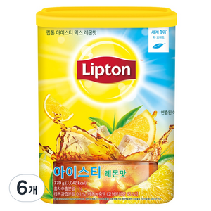 립톤 레몬맛 아이스티 분말, 770g, 1개입, 6개