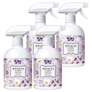부케가르니 섬유탈취제 화이트 머스크 본품, 4개, 500ml, 화이트머스크