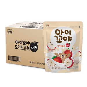 아이꼬야 요거트큐브, 8개, 17g, 사과