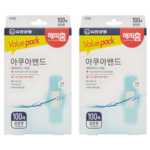 해피홈 아쿠아밴드 표준형, 100개입, 2개