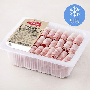 돌돌말이 대패 삼겹살 (냉동), 1kg, 1개