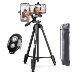 셀루미 136cm 고강성 퍼포먼스 삼각대 + 홀더 + 리모컨 세트, SEL-TRD150A(블랙&블랙), 1개
