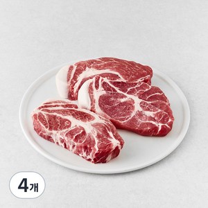 대패킹 보리먹인 돼지 캐나다산 통목심 에어프라이어용 (냉장), 1kg, 4개