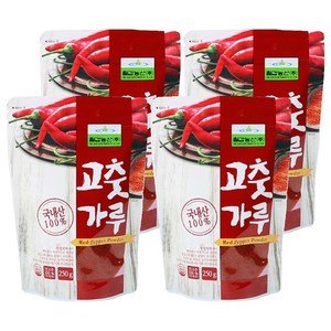 칠갑농산 고춧가루, 250g, 4개