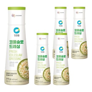 청정원 코울슬로 드레싱, 315g, 5개