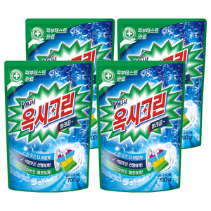 옥시크린 분말형 표백제, 700g, 4개