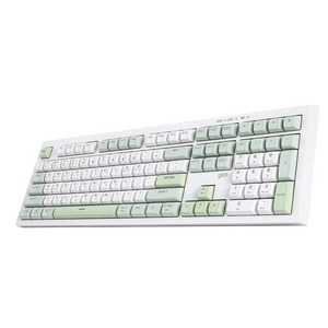 지클릭커 오피스프로 사일런스 M RGB 무소음 유무선 블루투스 108키 키보드, Greenwich RC1, WK50, 제조사축
