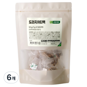 자연지인 도라지 차 삼각티백, 1g, 50개입, 6개