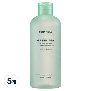 토니모리 그린티 수분 클렌징 워터, 300ml, 5개