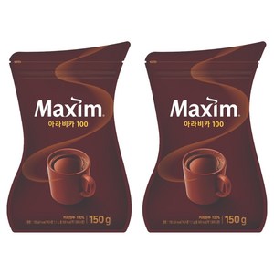 맥심 아라비카 100 원두 커피믹스, 150g, 1개입, 2개