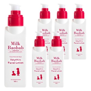 밀크바오밥 비오클라쎄 베이비&키즈 페이셜 로션, 100ml, 6개