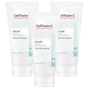 셀퓨전씨 약산성 패리어 클렌징폼, 165ml, 3개