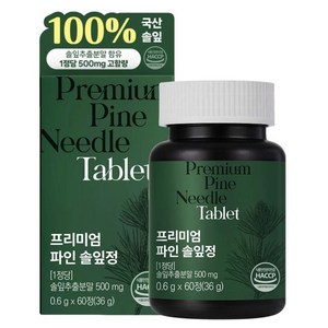이롭핏 프리미엄 파인 솔잎정 36g, 1개, 60정