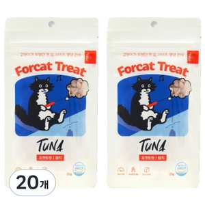 닥터펠리스 포캣트릿 동결건조간식, 참치, 25g, 20개