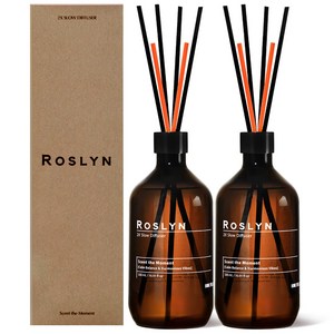 로즐린 슬로우 디퓨저, 500ml, 2개, 히노끼