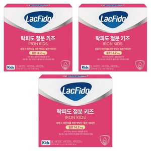 락피도 철분 키즈, 90g, 3개