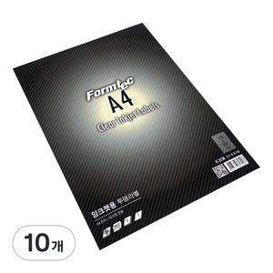 폼텍 전산 잉크젯 투명 라벨지 IC-3130, 1칸, 10개