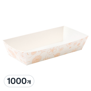 사각 종이트레이 DK-7-1 150 x 65 x 35 mm, 1개입, 1000개