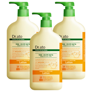 닥터아토 유아용 에센셜 모이스춰 로션, 500ml, 3개