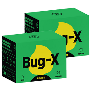 버그엑스 이중 초파리 유인제 2개 + 트랩 1개 + 끈끈이 3개, 2세트, 15ml