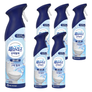 페브리즈 에어 화장실용 탈취제 프레시 스카이 본품, 165g, 6개