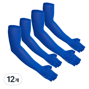 인콘트로 반장갑 토시 4p, 파랑색, 12개