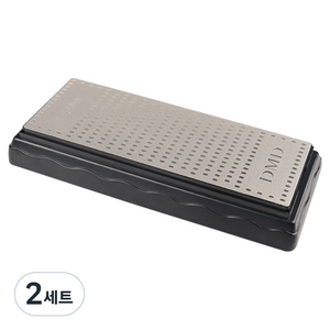 제우스 양면 다이아몬드 숫돌 칼갈이 + 받침대, 2세트