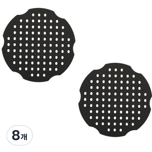 올라운더 플레이스 매트 뚝배기 받침 블랙, 8개
