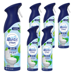 페브리즈 에어 화장실용 강력탈취 프레시 가든 본품, 165g, 6개