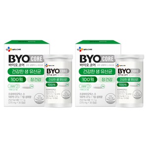 바이오코어 100억 식물성 유산균 캡슐, 30정, 2개