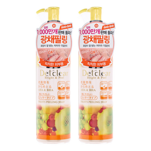 데트클리어 필링젤 믹스프룻, 180ml, 2개