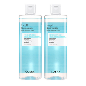 코스알엑스 약산성 나이아신아마이드 미셀라 클렌징 워터, 400ml, 2개